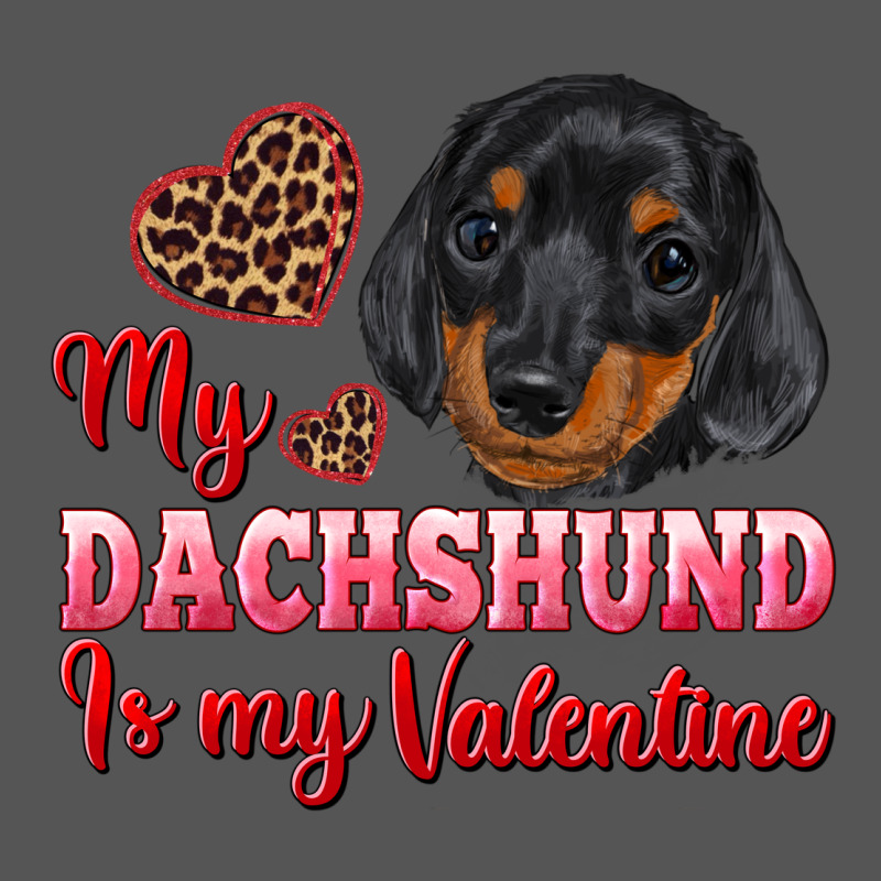 My Dachshund Is My Valentine Zipper Hoodie by RanaPortraitStore | Teevron