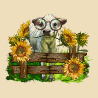 Charolais Heifer With Sunflowers Premium Hoodie | Teevron