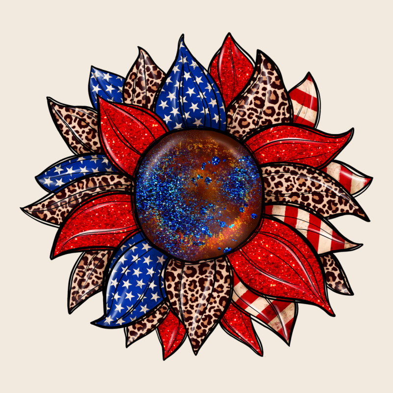 American Flag Leopard Sunflower Zipper Hoodie by Zillion Design Studio | Teevron