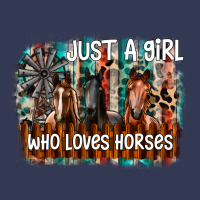 Just A Girl Who Loves Horses Heavyweight Hoodie | Teevron
