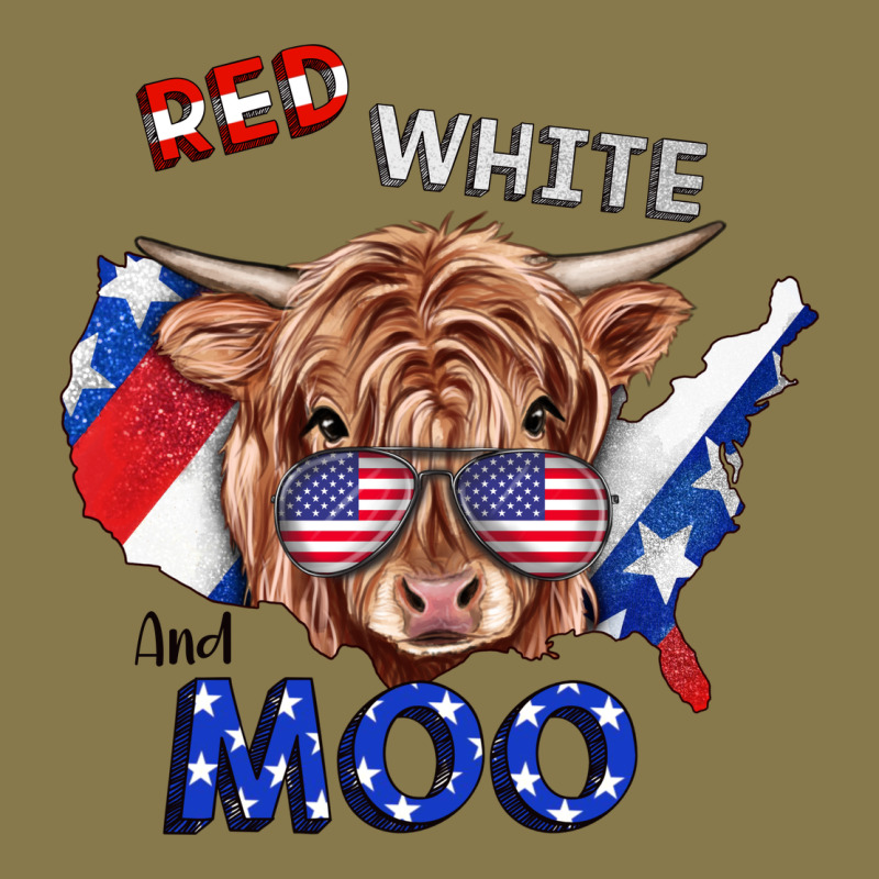 Red White And Moo Cow Premium Hoodie by RanaPortraitStore | Teevron