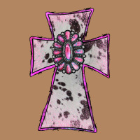 Cowhide Pink Gemstone Cross Long Sleeve Tee | Teevron
