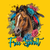 Free Spirit Quarter Horse Floral Premium Hoodie | Teevron