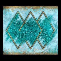 Turquoise Glitter Premium Sweatshirt | Teevron