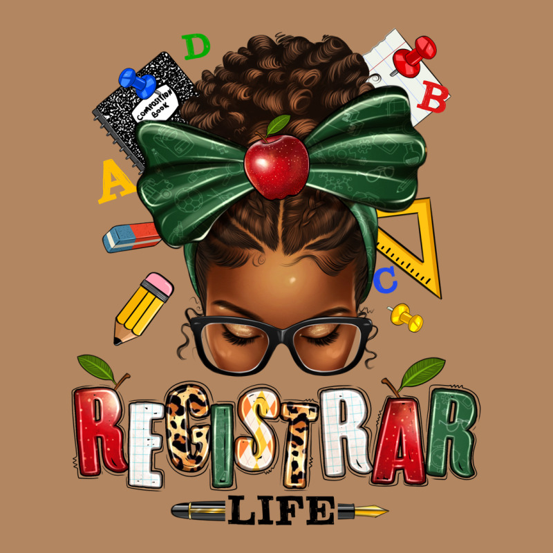 Registrar Life Afro Messy Bun Long Sleeve Tee by texasbilliewilder | Teevron