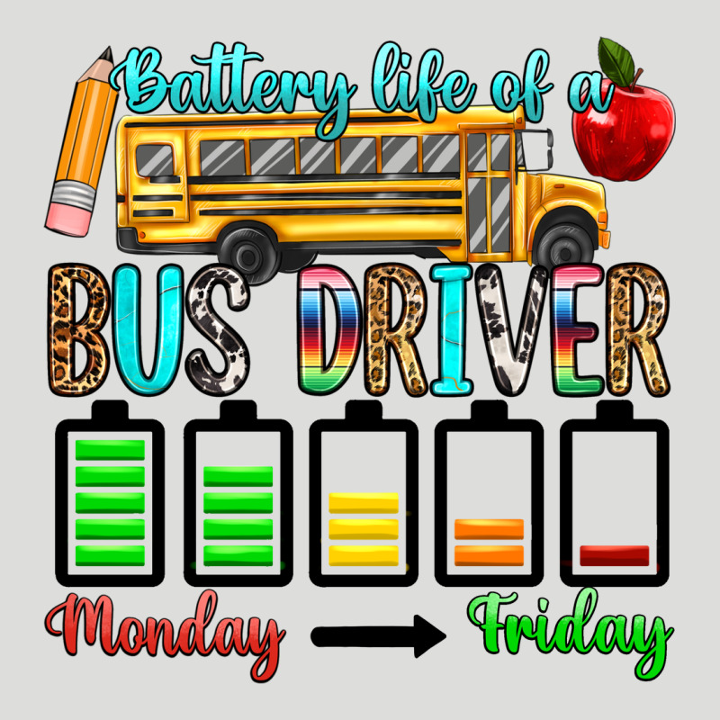 Battery Life Of A Bus Driver Zipper Hoodie by texasbilliewilder | Teevron