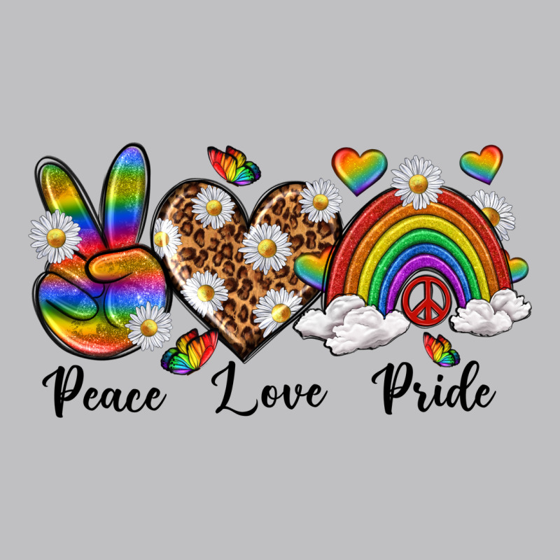 Peace Love Pride Classic Tee by texasbilliewilder | Teevron