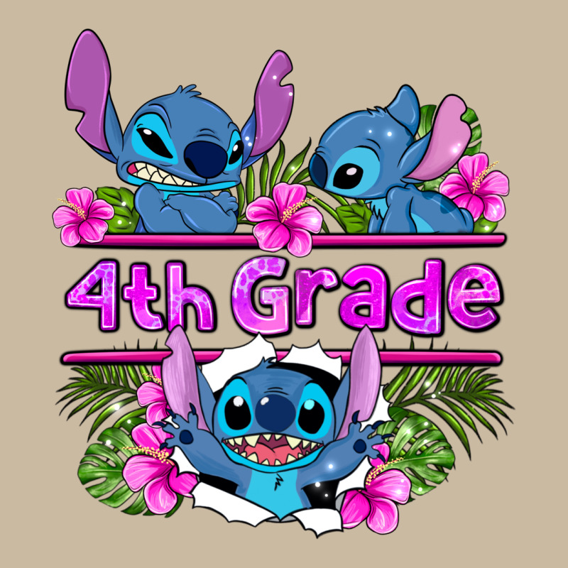 Preview Flower Stitch  4th Grade Long Sleeve Tee by AdoDesignShop | Teevron