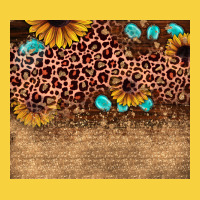 Leopard Glitter Sunflower Gemstone Premium Sweatshirt | Teevron