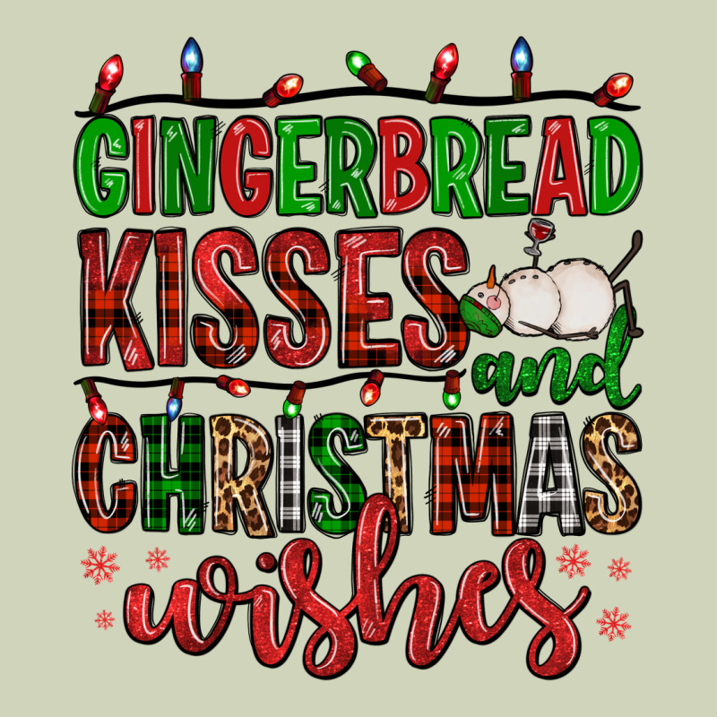 Gingerbread Kisses And Christmas Wishes Heavyweight Hoodie by FaDigitalArtStudio | Teevron