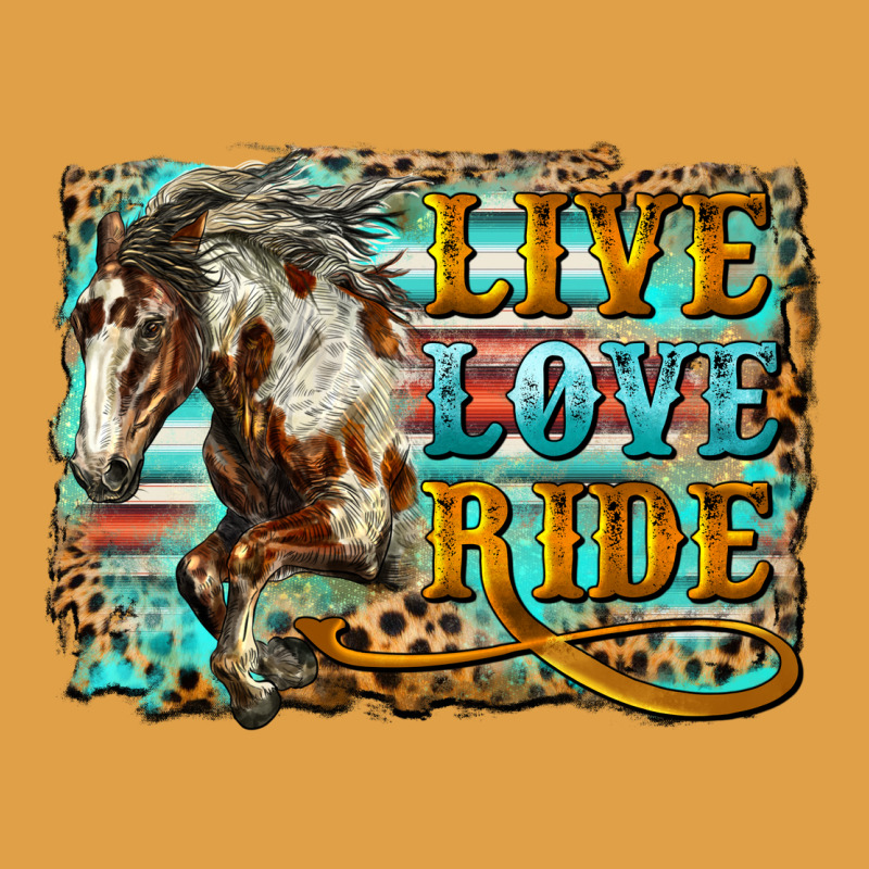 Live Love Ride Horse Premium Hoodie by LillyAllenDesigns | Teevron