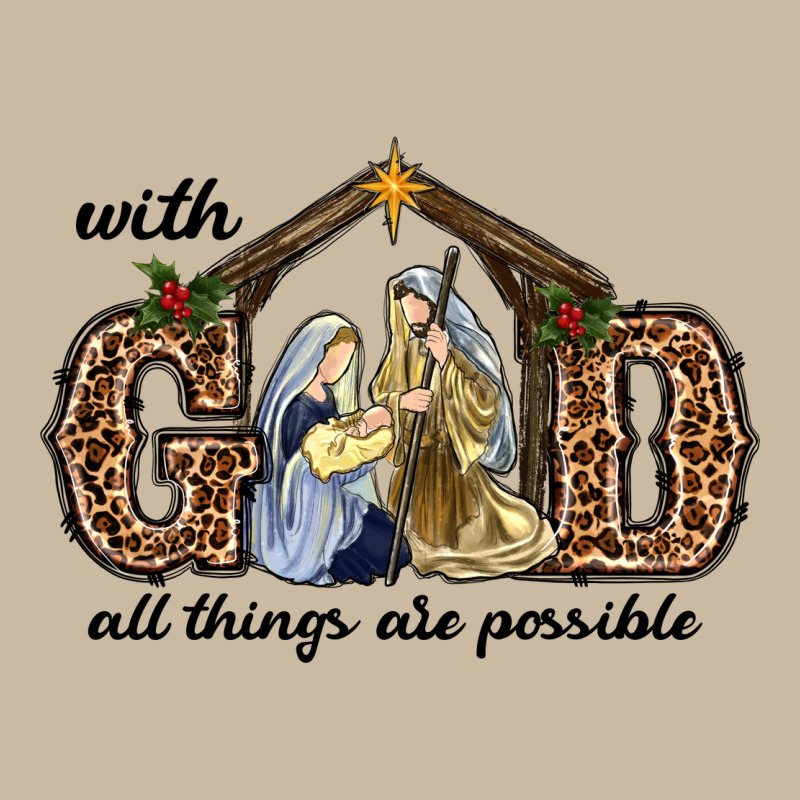 With God All Things Are Possible Long Sleeve Tee by RanaPortraitStore | Teevron