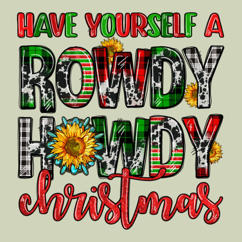 Have Yourself A Rowdy Howdy Christmas Heavyweight Hoodie by FaDigitalArtStudio | Teevron