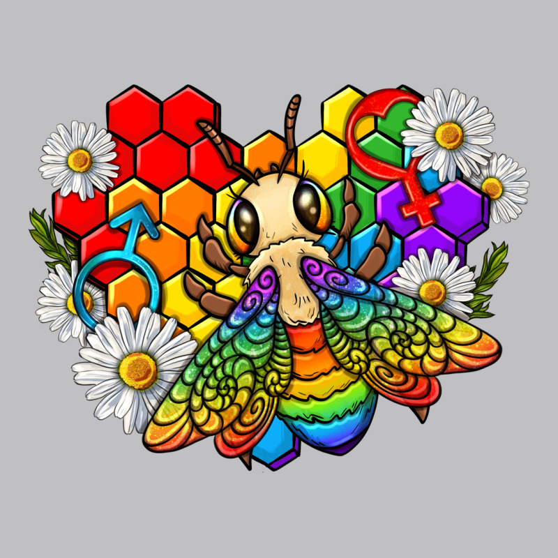 Pride Bee With Daisy Lgbtq Classic Tee by texasbilliewilder | Teevron