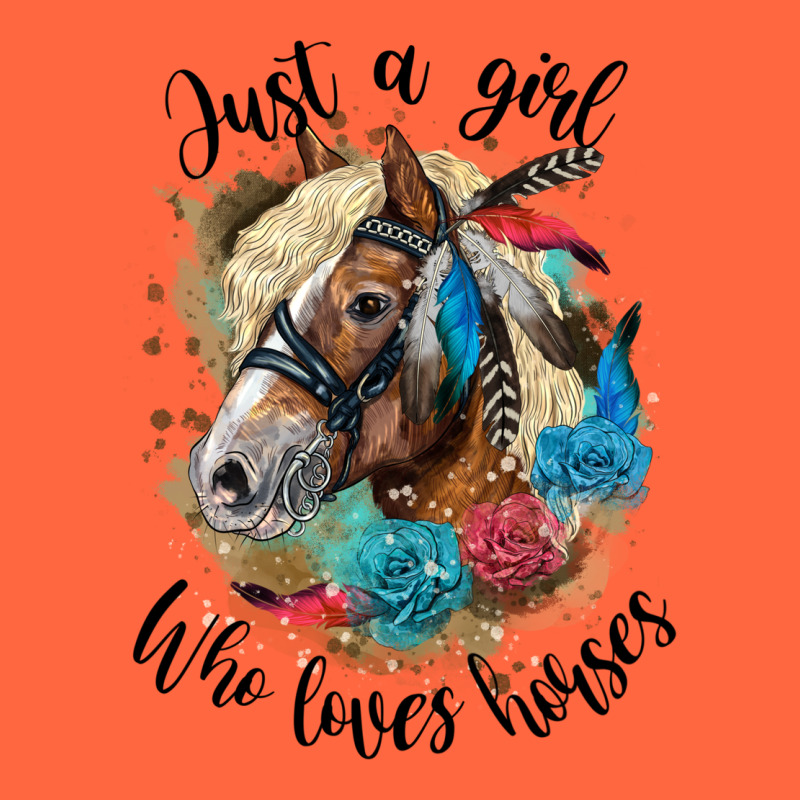 Just A Girl Who Loves Horses Haflinger Premium Hoodie by LillyAllenDesigns | Teevron
