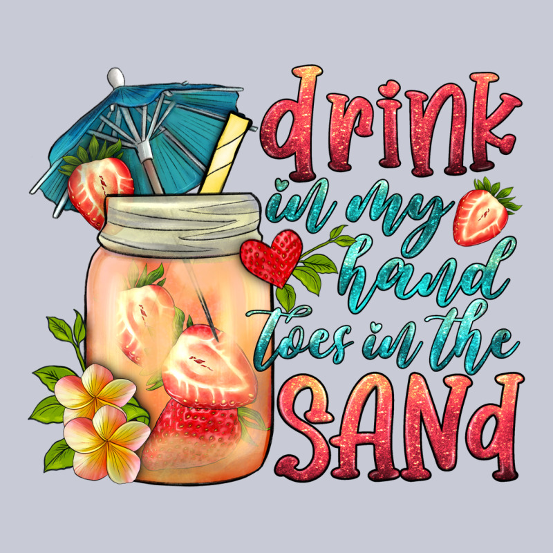 Drink In My Hand Toes In The Sand Heavyweight Hoodie by HRA Design Shop | Teevron