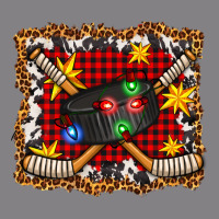Hockey Christmas With Lights And Stars Heavyweight Hoodie | Teevron