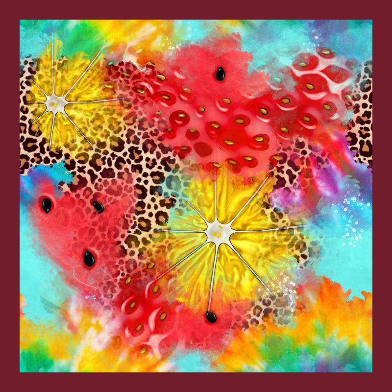 Fruits Leopard Seamless Pattern Zipper Hoodie by Zillion Design Studio | Teevron