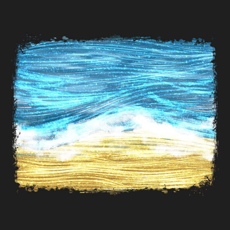 Glitter Beach Background Heavyweight Hoodie by HRA Design Shop | Teevron