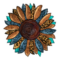 Fall Tooled Leather Sunflower | Teevron