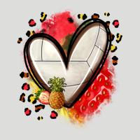 Fruits And Volleyball Heart Zipper Hoodie | Teevron
