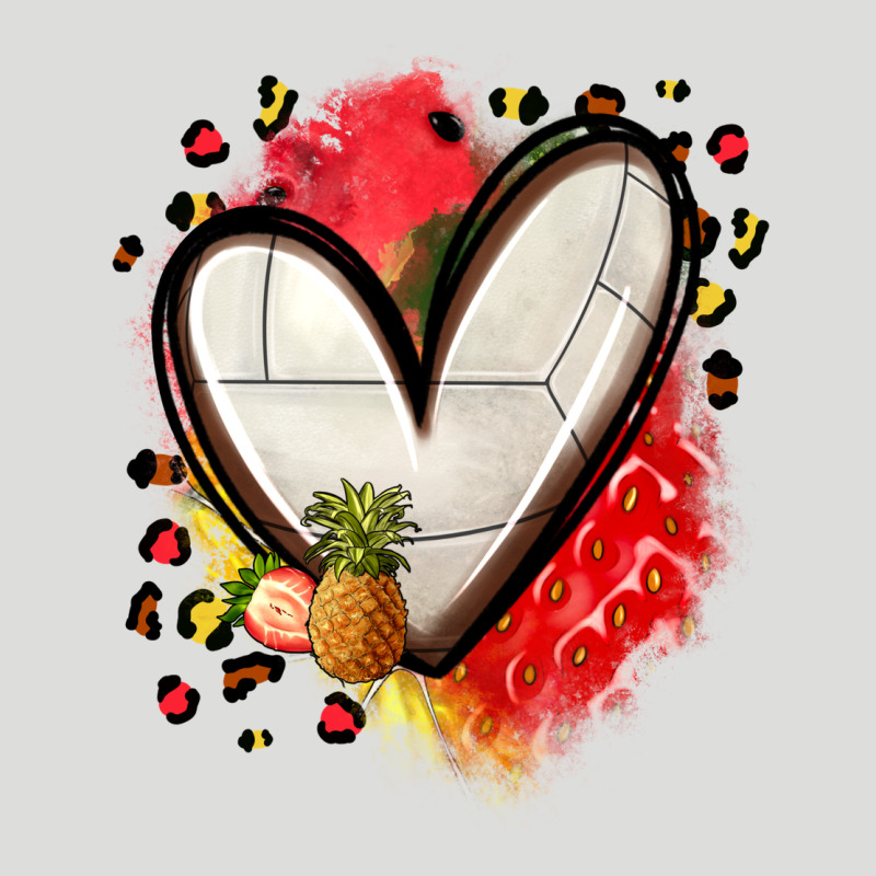 Fruits And Volleyball Heart Zipper Hoodie by Zillion Design Studio | Teevron