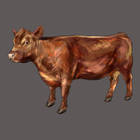 Red Angus Cow Premium Hoodie | Teevron