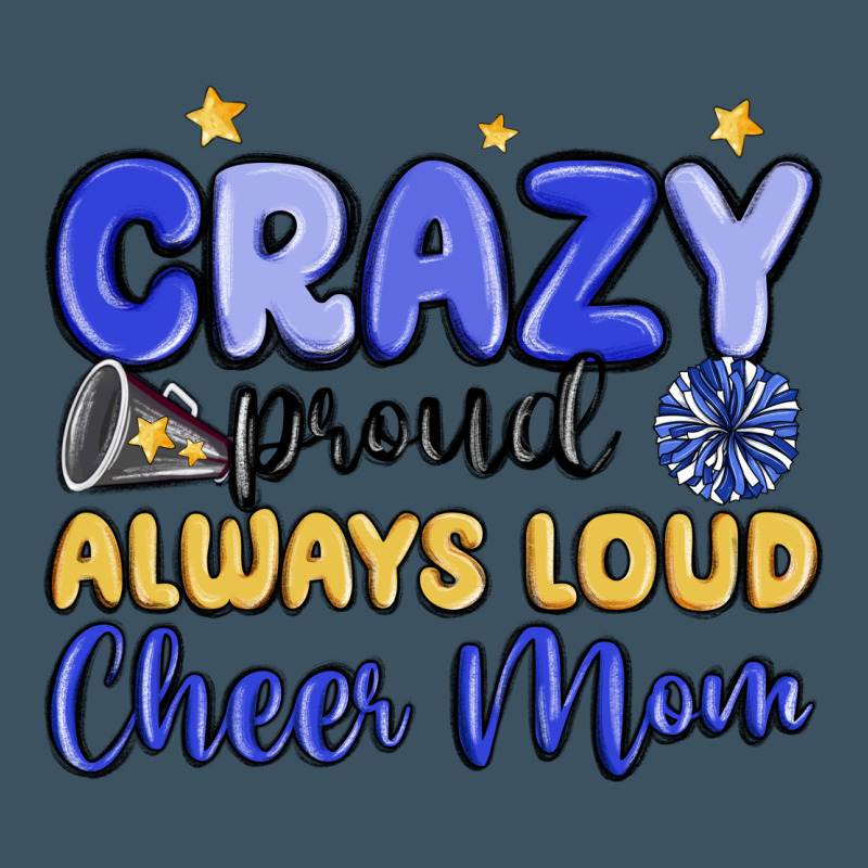 Crazy Proud Always Loud Cheer Mom Urban Hoodie by MaliasSmallBusiness | Teevron