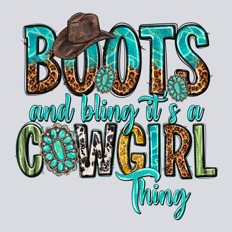 Boots And Bling Its A Cowgirl Thing Zipper Hoodie by texasbilliewilder | Teevron
