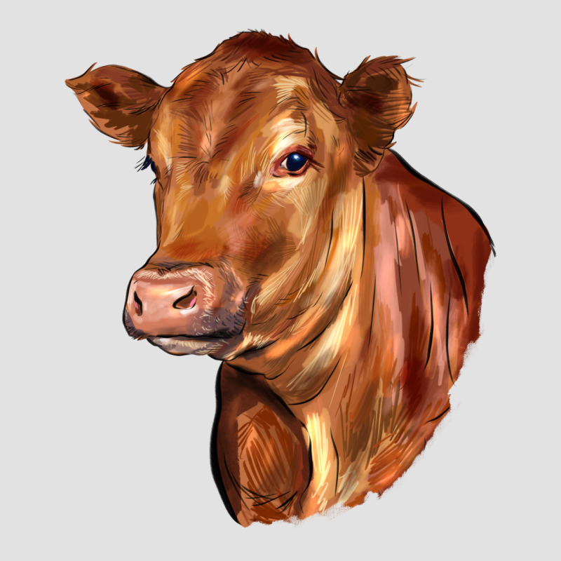 Red Angus Cattle Cow Premium Hoodie by LillyAllenDesigns | Teevron