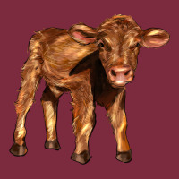Red Angus Calf Premium Hoodie | Teevron