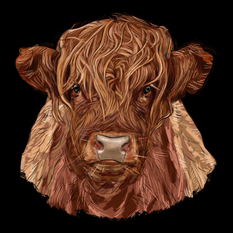 Highland Cow Zipper Hoodie by RanaPortraitStore | Teevron