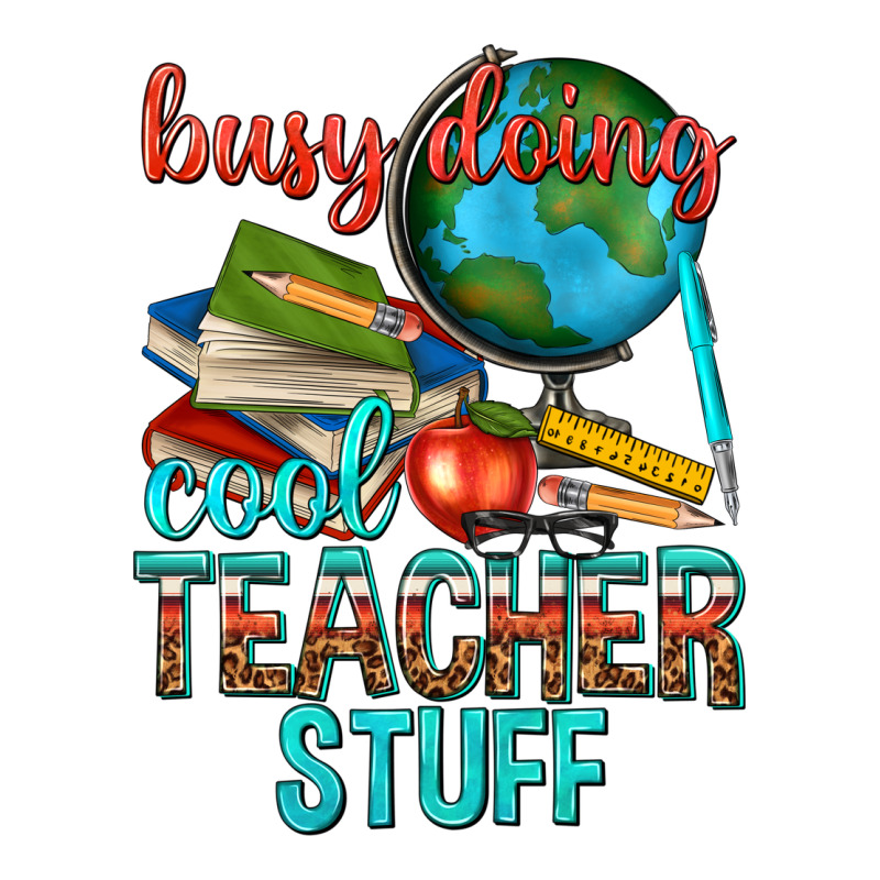Busy Doing Cool Teacher Stuff Zipper Hoodie by texasbilliewilder | Teevron