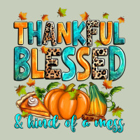Thankful Blessed And Kind Of A Mess Long Sleeve Tee | Teevron