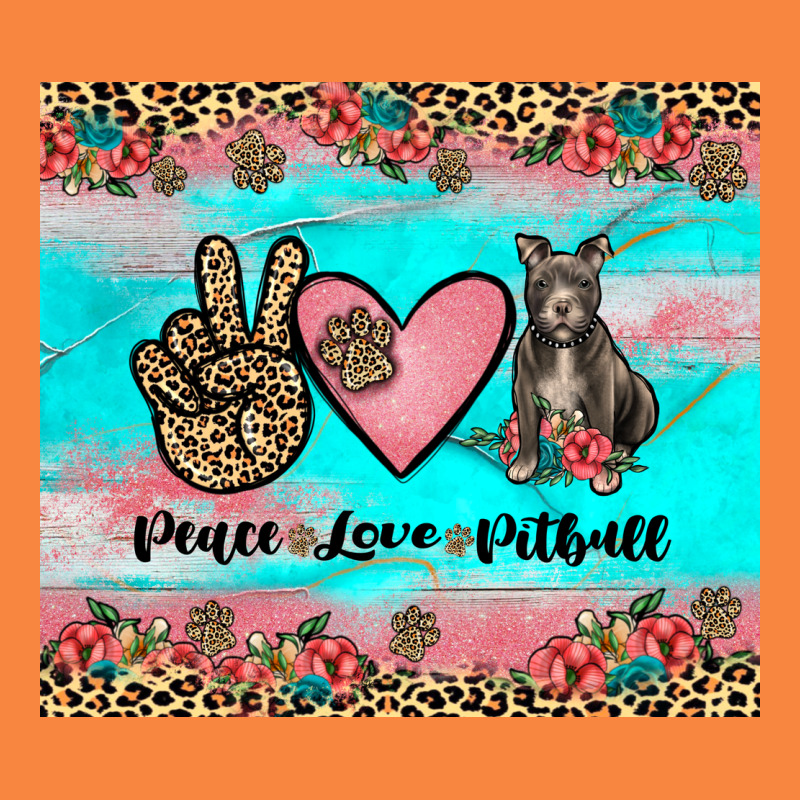 Peace Love Pitbull Premium Sweatshirt by JahusDesignShop | Teevron