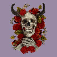 Bull Human Skull With Roses Classic Tee | Teevron