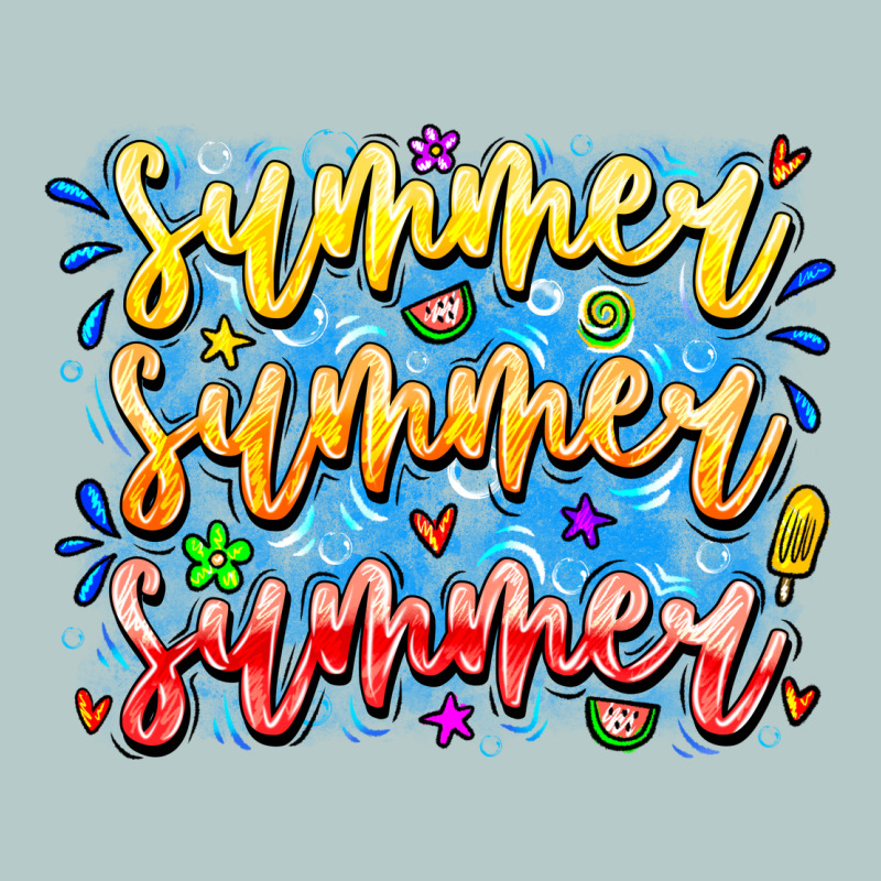Summer Summer Summer Heavy Core Tee by CowhideDigitalArt | Teevron