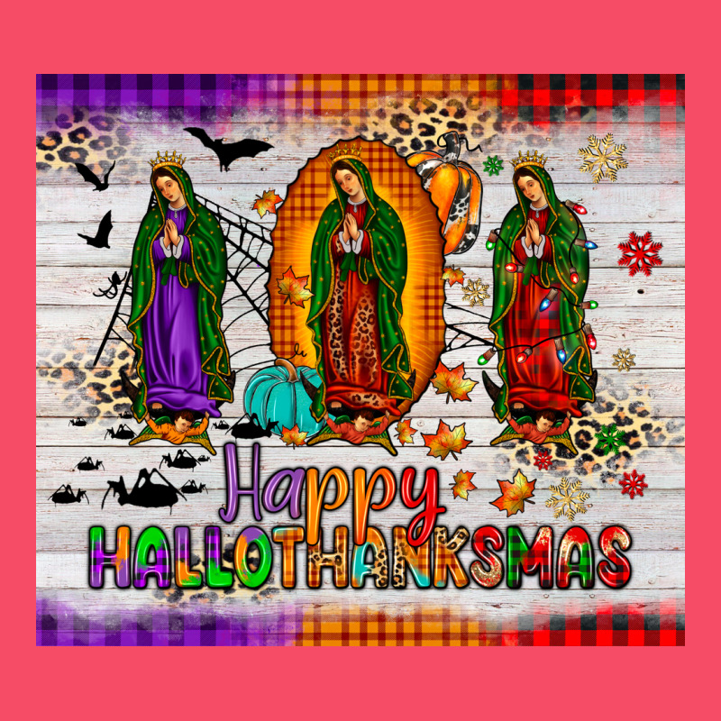 Our Lady Of Guadalupe Happy  Hallothanksmas Tumbler Premium Sweatshirt by JahusDesignShop | Teevron