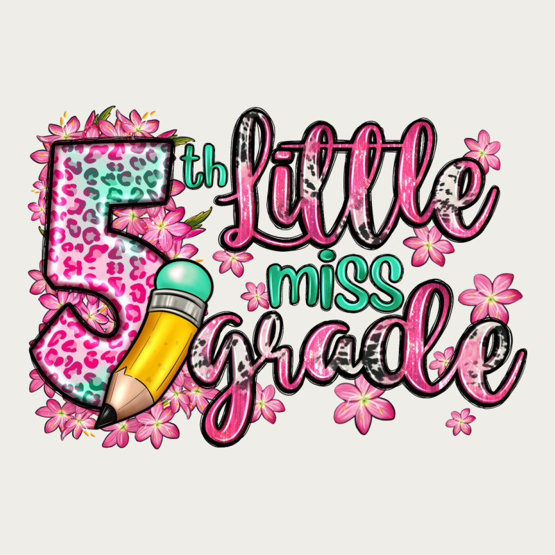 Little Miss 5th Grade Zipper Hoodie by Zillion Design Studio | Teevron