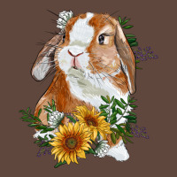 Bunny With Sunflowers Classic Tee | Teevron