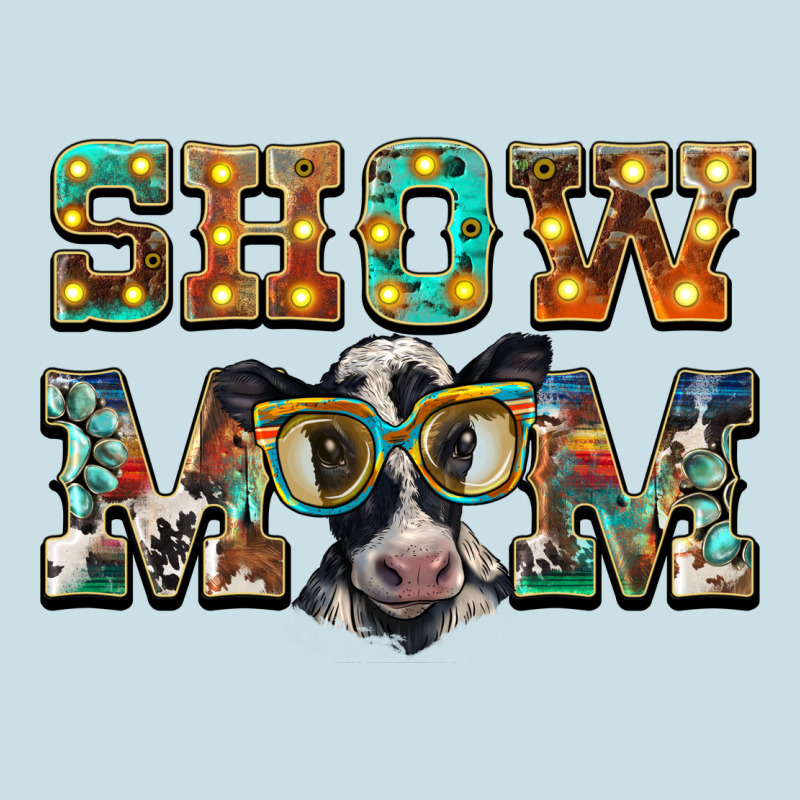 Show Mom Baby Cow Ladies Tee by BarkalooDesign | Teevron