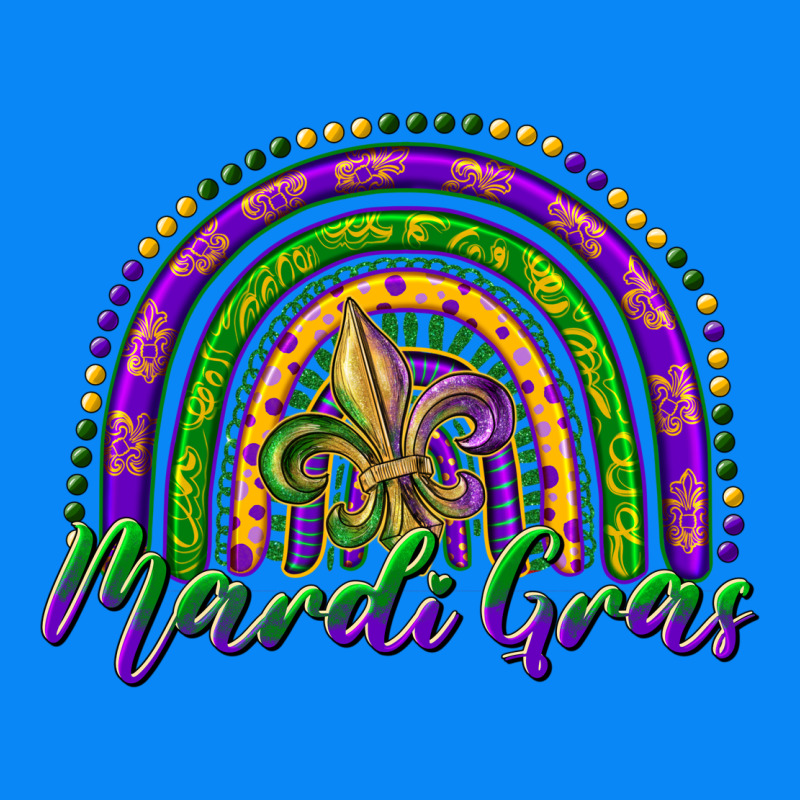 Mardi Gras Rainbow And Fleur De Lis Zipper Hoodie by RanaPortraitStore | Teevron