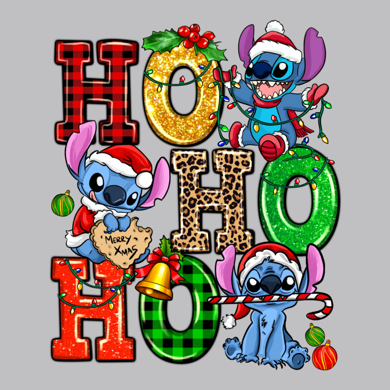 Ho Ho Ho Stitch Long Sleeve Tee by AdoDesignShop | Teevron