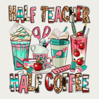 Half Teacher Half Coffee Zipper Hoodie | Teevron