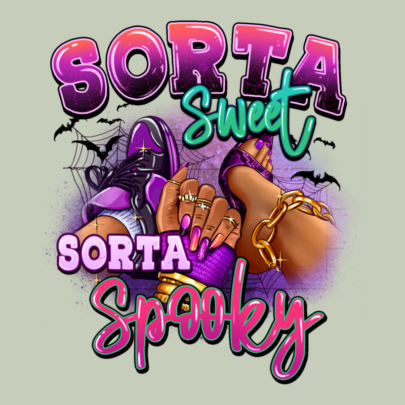 Sorta Sweet Sorta Spooky Sneaker And Heel Afro Wom Long Sleeve Tee by RanaPortraitStore | Teevron
