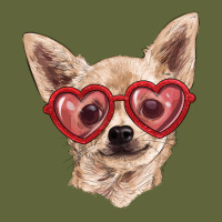 Chihuahua Dog With Love Glasses Classic Tee | Teevron