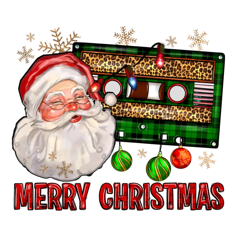 Merry Christmas Santa Cassette Heavyweight Hoodie by FaDigitalArtStudio | Teevron
