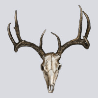 Deer Skull Zipper Hoodie | Teevron