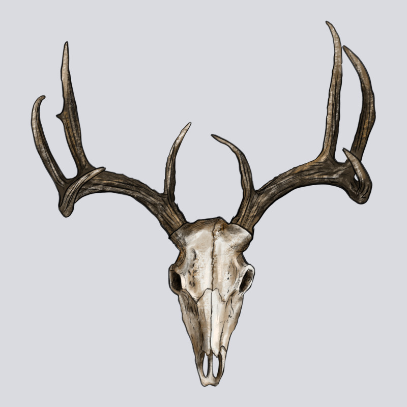 Deer Skull Zipper Hoodie by RanaPortraitStore | Teevron