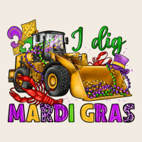 I Dig Mardi Gras Bulldozer Premium Sweatshirt | Teevron